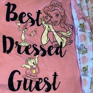 Disney Beauty and the Beast Belle Girl’s Pajama Set